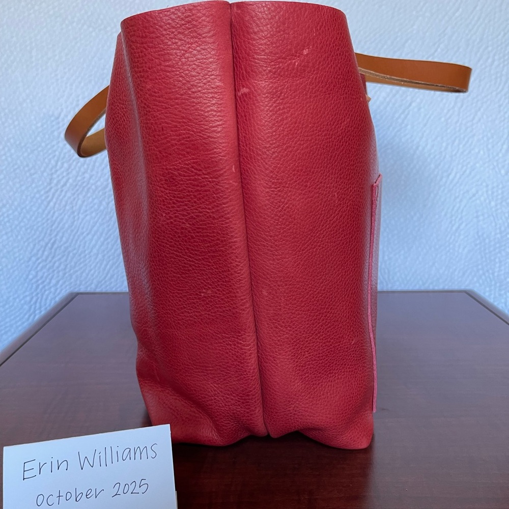 Portland Leather Goods – *Sugar* Classic Tote (Large) - Tan Handles - Picture 5 of 6